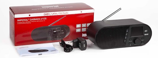Imperial DABMAN d105 Radio compacte DAB+ / FM / Bluetooth, noire