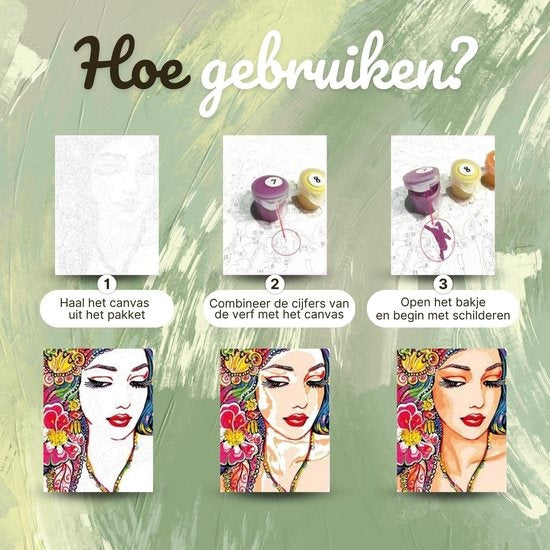 Rubye® Painting On Number Adultes - Bateau - Avec cadre et chevalet - 40x50cm