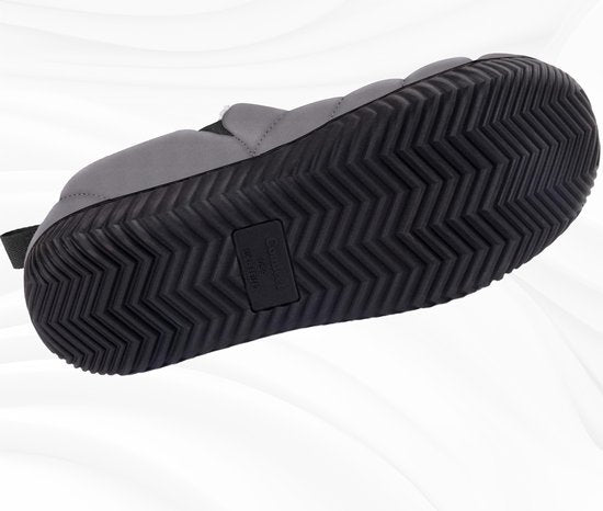 Chaussons Homme - Chaussons - Gris - Antidérapant - Taille 46/47 - Comfeet