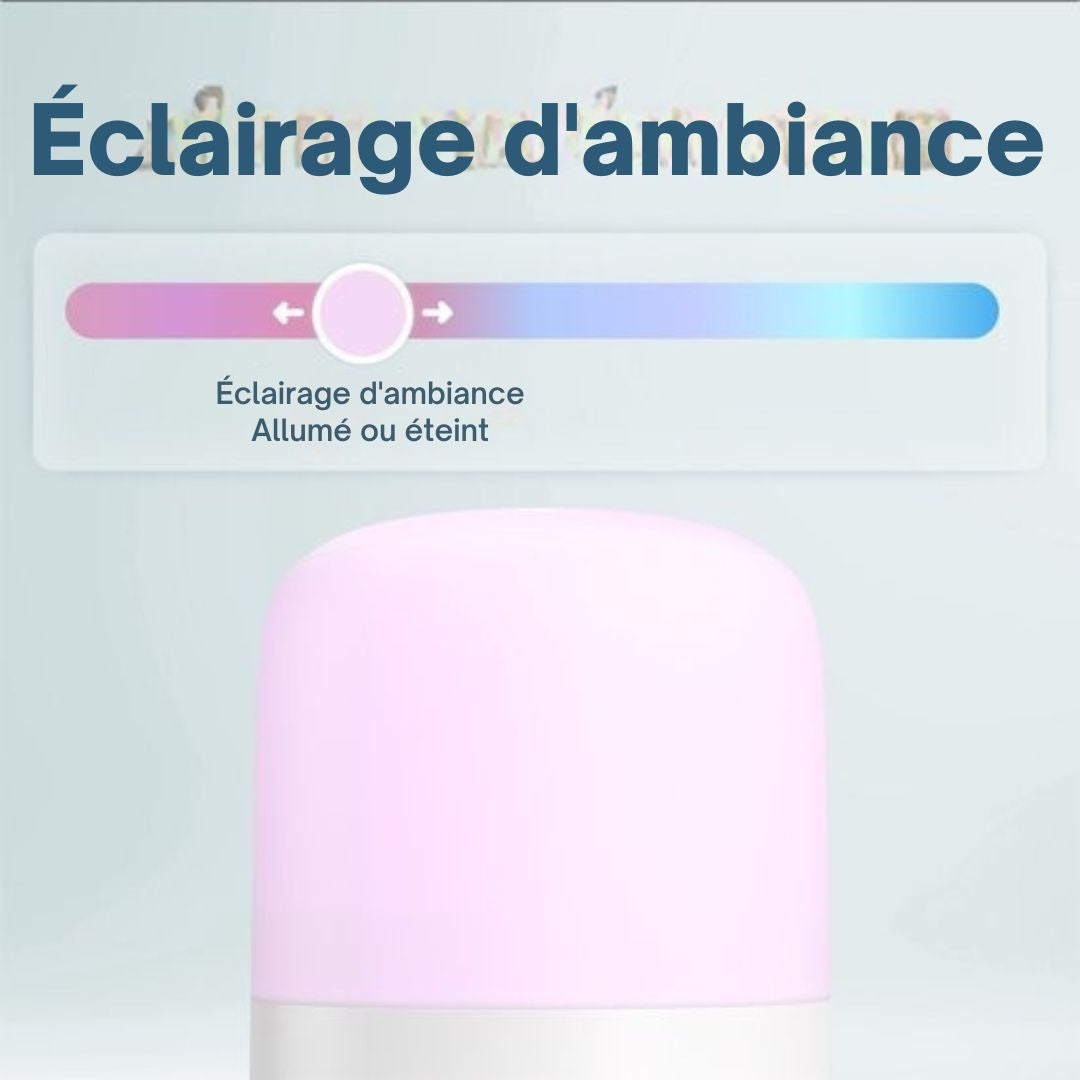 Humidificateur Auronic - 1.9L - Convient pour la chambre à coucher, la chambre de bébé, le bureau, le salon et plus encore - sans PBA - Blanc