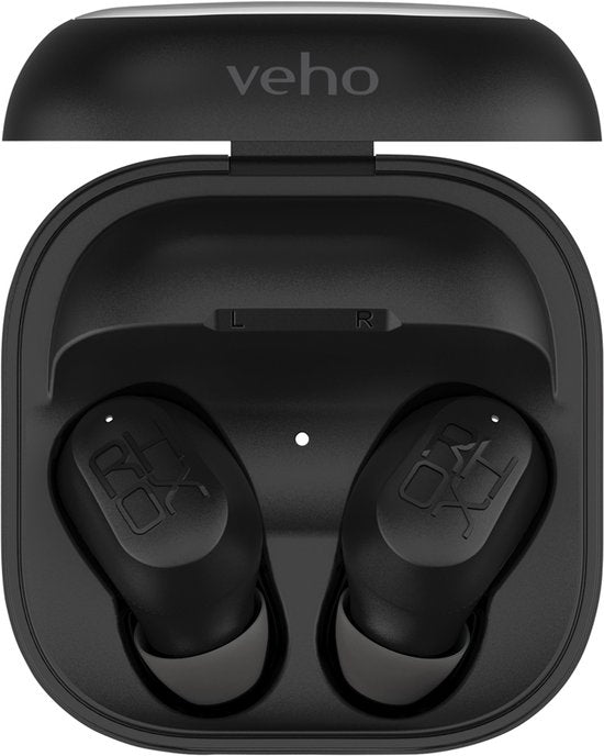 Casque/micro-casque Veho VEP-410-LITE-B Casques Sans fil Intra-auriculaires Professionnels/Usage quotidien Noir