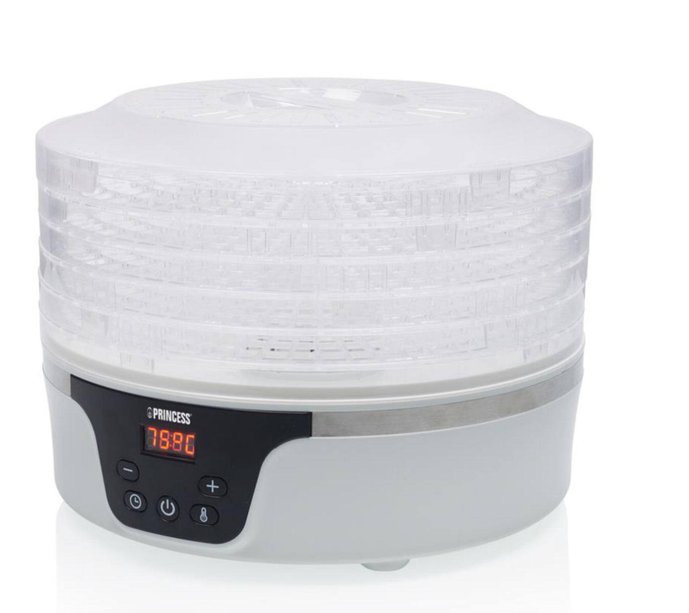 Déshydrateur alimentaire Princess 5 tiroirs - 380 W - Ø 29 cm - Blanc