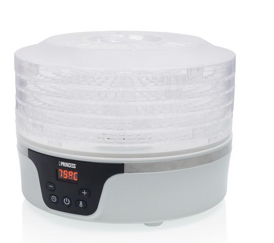 Déshydrateur alimentaire Princess 5 tiroirs - 380 W - Ø 29 cm - Blanc