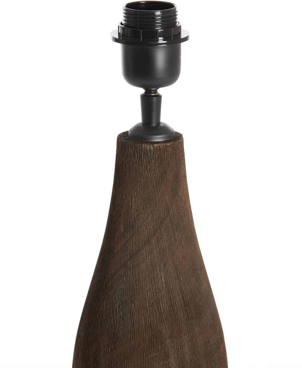 Light & Living Lampe à poser Trapino Ø13x32 cm - Marron - Design moderne et atmosphérique