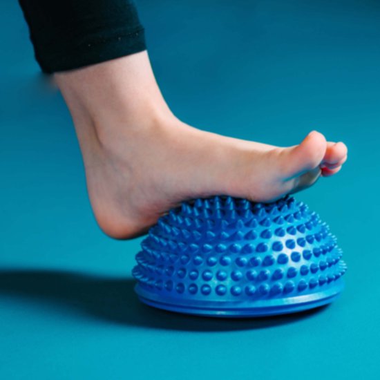 Boule d'équilibre Umbro - 2 pièces - ⌀ 16 x 8 CM - jusqu'à 150 KG - Feuille d'équilibre - Feuille d'équilibre - Bleu