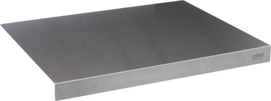 Plaque de cuisson en acier 5five Simply Smart avec rebord, 50 x 40 cm
