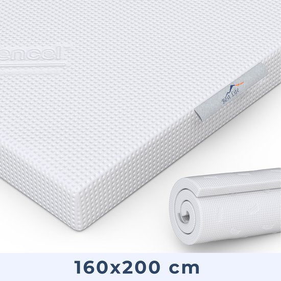 Best Life Surmatelas 160 x 200 cm - Surmatelas - Topdeck matelas 8 CM