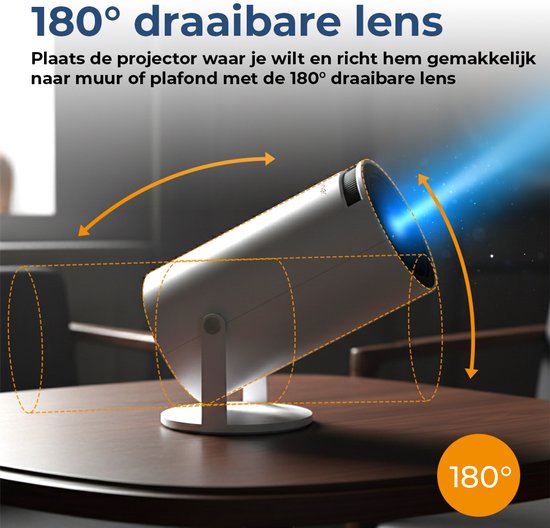 Denver Mini Beamer - Full HD 1920*1080P - 175 ANSI Lumens - Projecteur - Home cinéma - HDMI - USB-C - PR2500