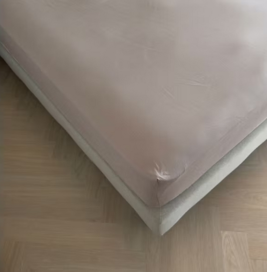 Drap-housse Kiyo - 100% BIO - Crayon Kiyo - 180x200 - Taupe