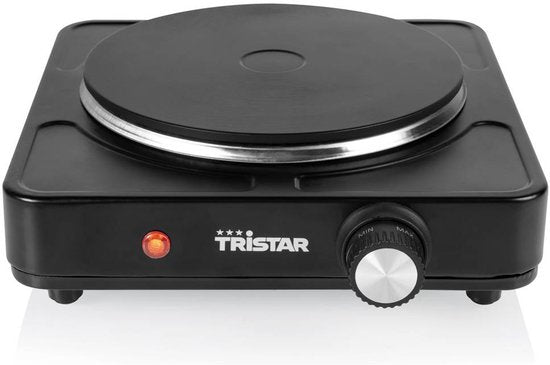 Plaque de cuisson électrique Tristar 1 500 W - KP-6151 - 1 zone de cuisson - Autonome - Noir