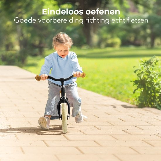 LifeGoods KiddyCruiser Balance Bike - 2 ans - Garçons/ filles - Noir