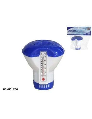 Distributeur de chlore pour piscine avec thermomètre