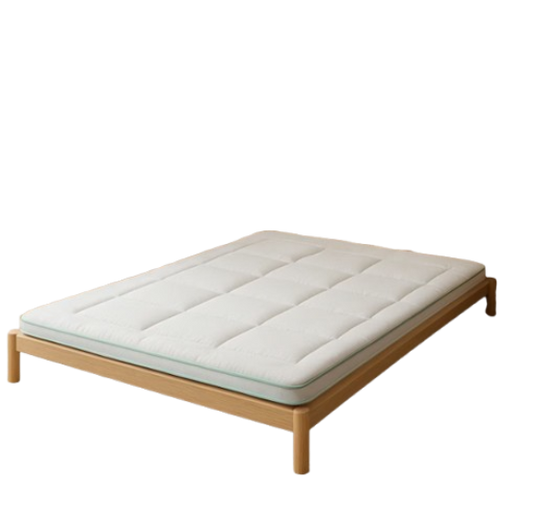 zydante - Bambou - Surmatelas - 6cm - blanc - 90x200 cm - deux faces couchables avec oreillers gratuits