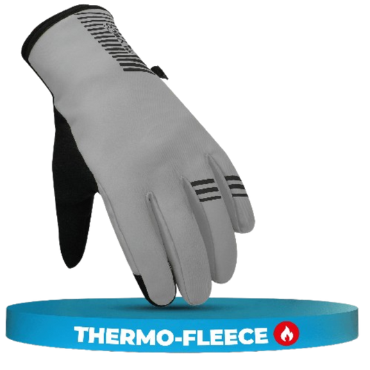 Gants d'hiver Mivelo - Entièrement réfléchissants - Taille L - Avec 3M™ Thinsulate™ & Thermo-Fleece