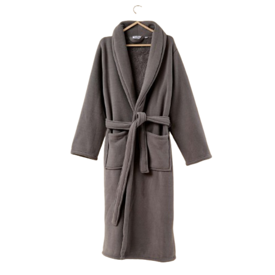 SJUMO Peignoir - Gris pierre de lune - Taille L/XL - Ultra-doux et durable