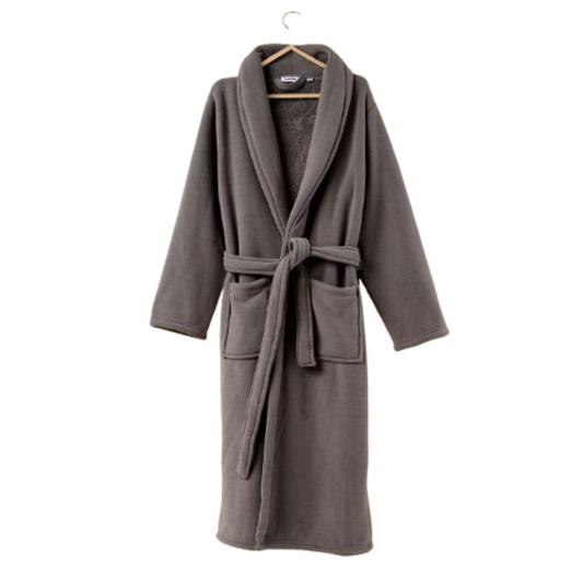 SJUMO Peignoir - Gris pierre de lune - Taille L/XL - Ultra-doux et durable