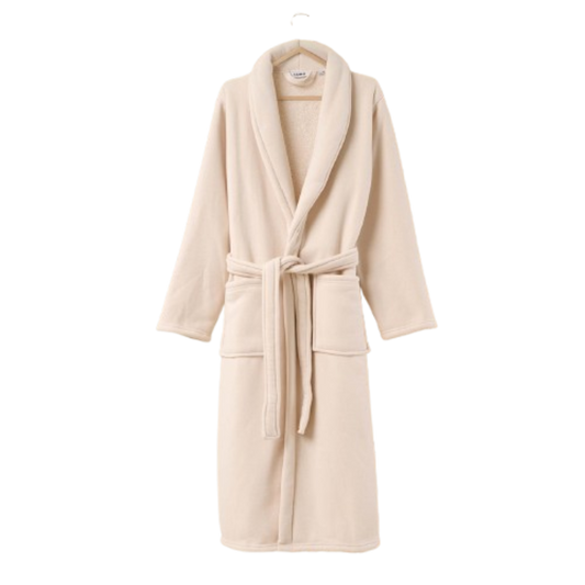 SJUMO Peignoir - Crème d'amande - Taille L/XL - Ultra-doux et durable