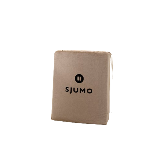Sjumo Splittopper Drap-Housse Lisse - 200 x 210/220 cm - Taupe Intemporel