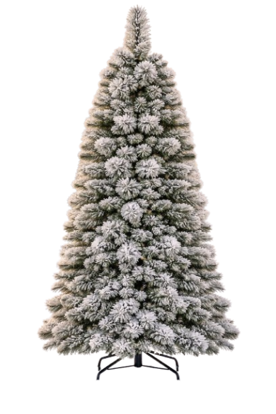 Coast Artificial Christmas tree with LED lights - 150 cm - vert/blanc - winter look