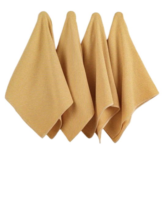 Set d'essuie-tout 10 pièces - 43 x 76 cm - Mustard - Doux et extra-absorbant