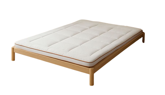 Zydante - Surmatelas en laine polaire - 160 x 200 cm & avec élastiques - Offre une chaleur supplémentaire et un confort de sommeil - Lavable et respirant - Polyester blanc