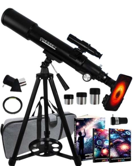 Télescope Odessey Black Hole Edition - Zoom 250x - lunette astronomique pour enfants et adultes