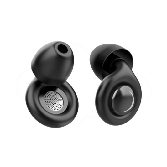 Bouchons d'oreille Dreamcare Silent Sleep - Noir - Réduction du bruit jusqu'à 33 dB - 4 tailles incluses