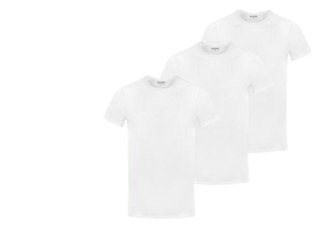 Milanoro - Lot de 3 chemises en bambou doux - Blanc - Taille XXL - Respirant et confortable pour un usage quotidien
