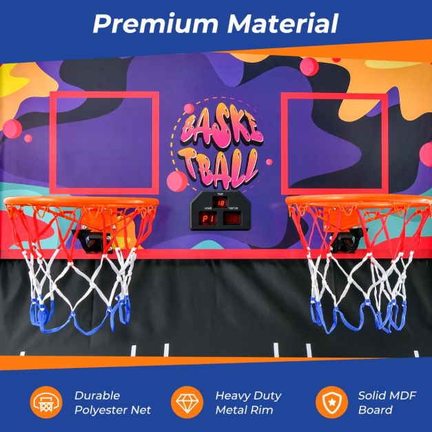 Coast Basketball Game - électronique - pliable - double - arcade - 203x110x205cm - violet/noir