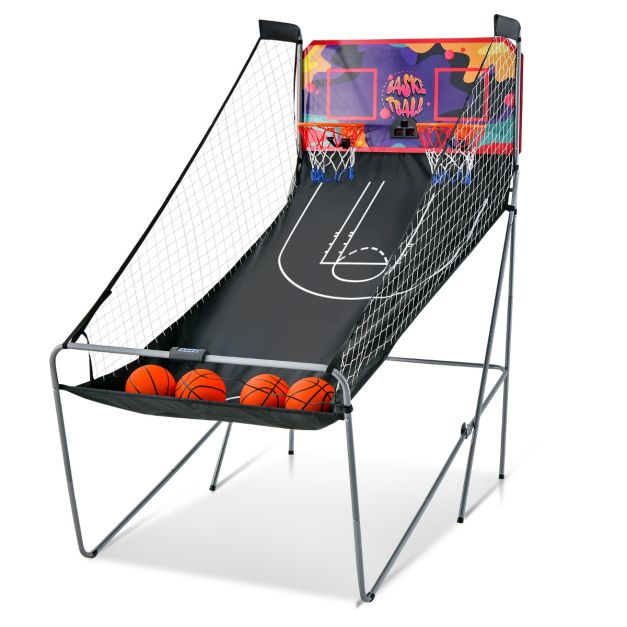 Coast Basketball Game - électronique - pliable - double - arcade - 203x110x205cm - violet/noir