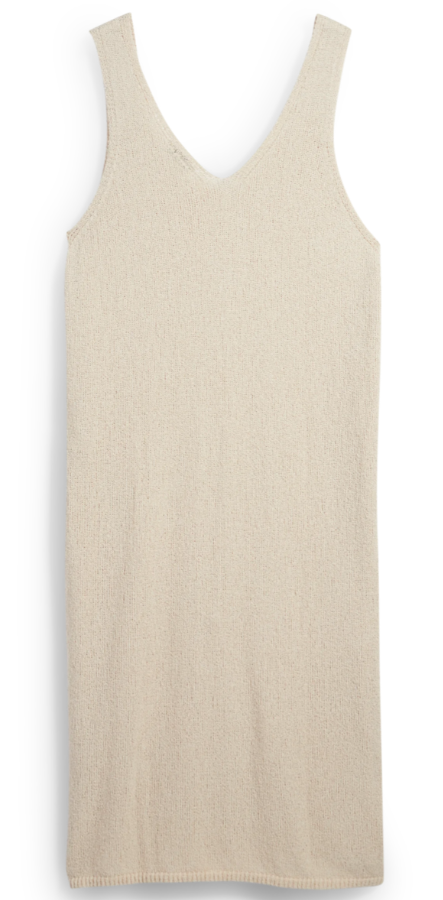 C&A Beach Dress Light Beige - Taille S-M - Longueur 95 cm - Tour de poitrine 48 cm - Taille 46 cm