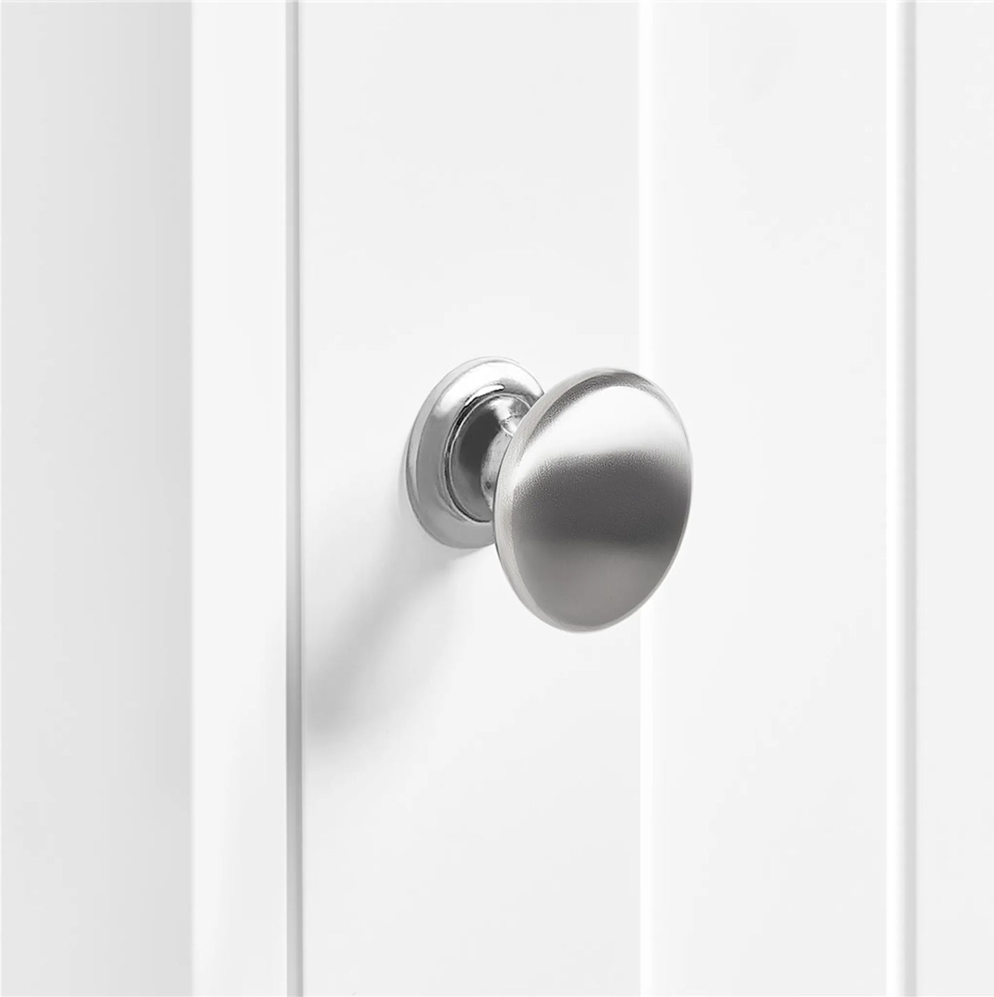 Yaheetech Meuble lavabo avec étagères réglables - équipé d'une niche pour siphon, de compartiments latéraux ouverts et d'une porte de placard - pour salle de bains et toilettes - Mdf blanc - 90 x 30 x 60 cm