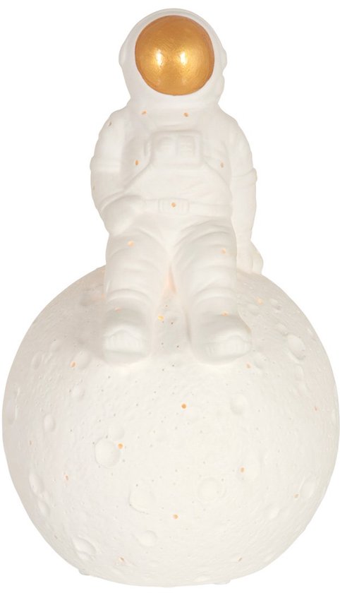 Lampe de table Anne Lighting Jazz - blanche - céramique - 13 cm - douille E14 - 3108W