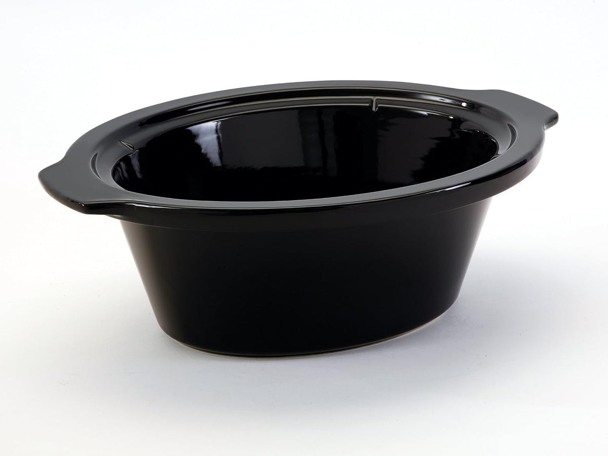 Mijoteuse FRITEL SC 2090 3,3 L – 150 W – 1 à 4 personnes – Récipient en céramique – Noir/chrome – 26 × 35,5 × 23 cm