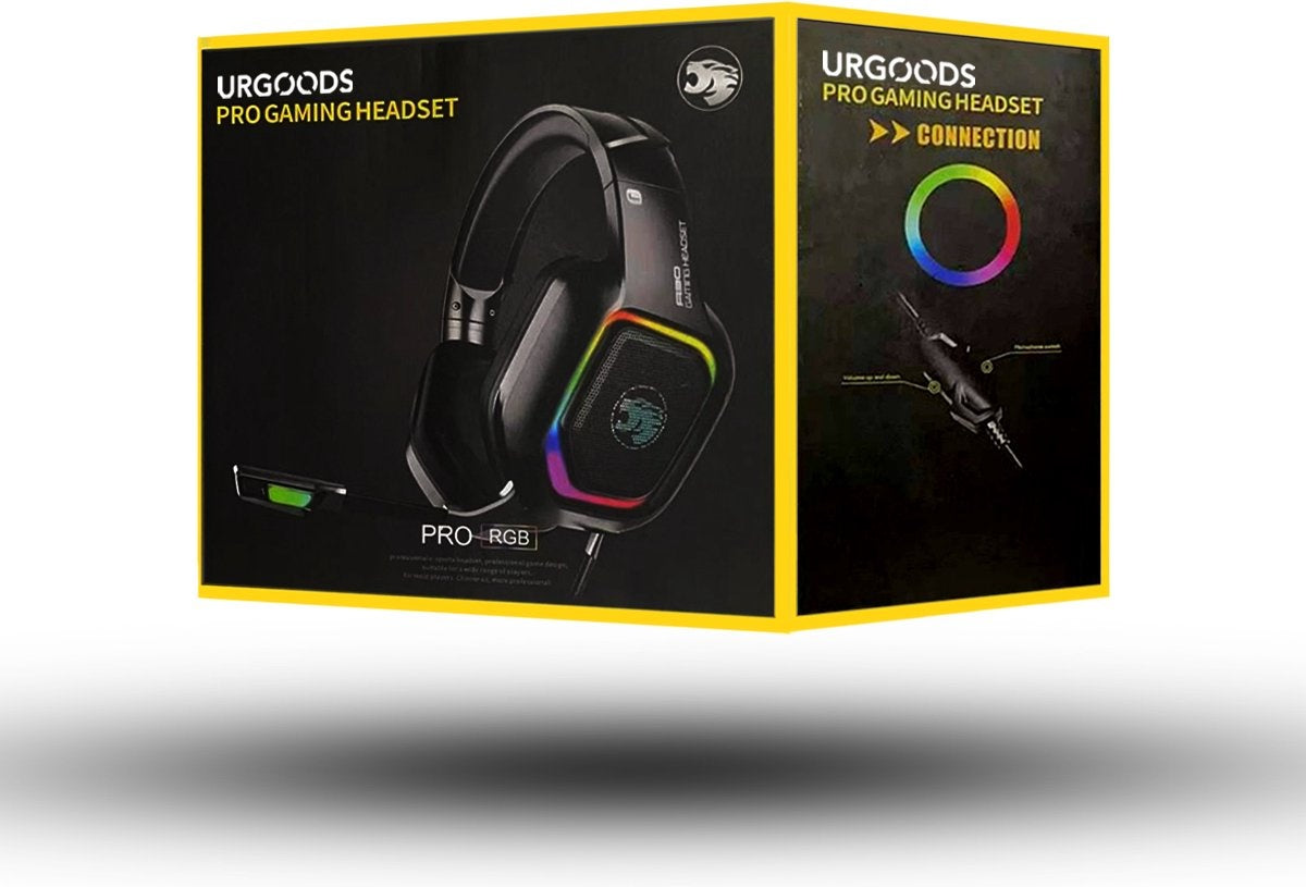 Casque Gaming - URGOODS - Casque PC - Compatible PS4, PS5, Xbox One, Xbox Series, PC - Son Surround 7.1