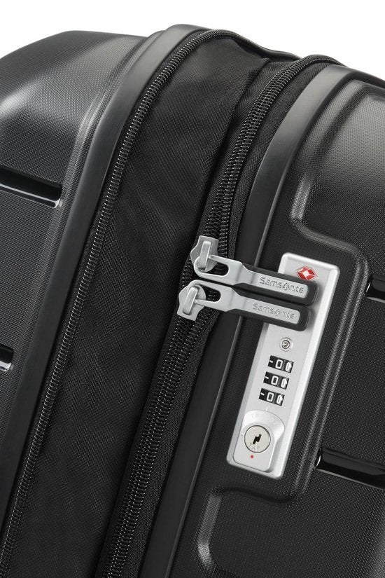 Grande valise - Samsonite Flux - avec extension - Polypropylène - Noir