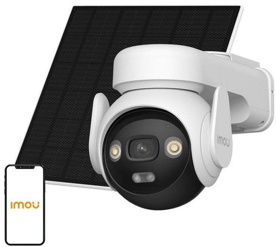 Caméra de sécurité IP Imou AOV PT 5MP à tourelle, pour l'extérieur, 2880 x 1620 pixels, fixation murale