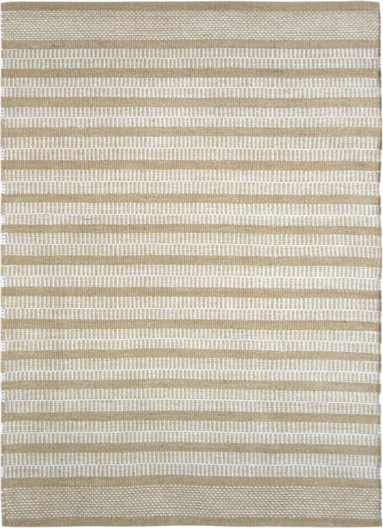 Tapis d'extérieur AXI Aruba – Rectangulaire – 160 x 230 cm – Jaune – Motif géométrique – Tapis d'extérieur – Résistant aux intempéries et aux UV – Tissage plat – Tapis de jardin – Pour l'intérieur et l'extérieur – Tissé à la main