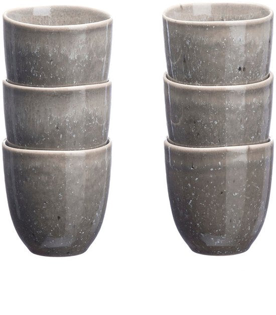 Tasse STELLAR 15cl - 6 pièces - Gris béton
