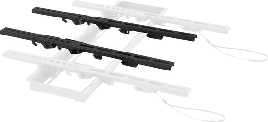 VONROC Support TV - Support TV mural inclinable pour 37 à 75 pouces - Universel jusqu'à 50 kg. - Matériel de montage inclus