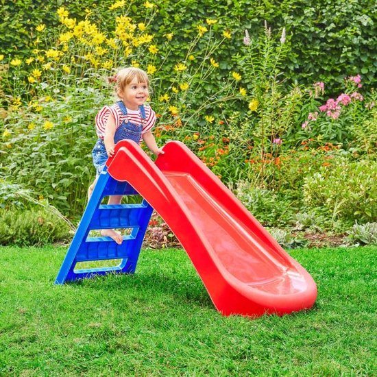 Palplay toboggan pliant 4ft rouge/bleu