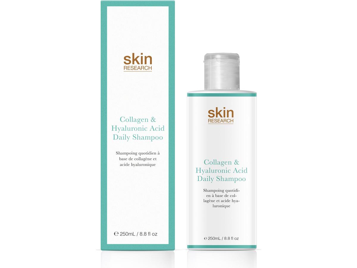 Shampoing Skin Research Daily - Collagène et acide hyaluronique - 250 ml - Transparent
