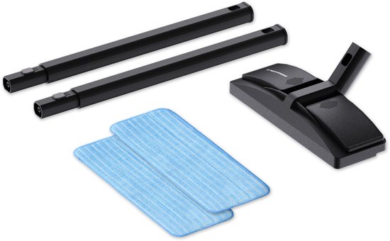 Techweise - Kit de nettoyage pour le nettoyeur vapeur portatif TS Compact - 2 rallonges - 1 serpillière - 2 lavettes