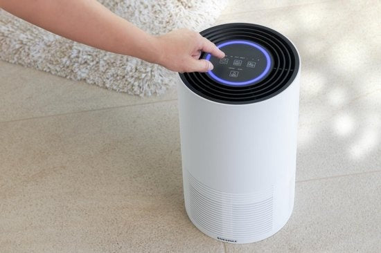 Purificateur d'Air Airfresh Clean 400 Soehnle, avec filtre HEPA, 145m3/h, Blanc