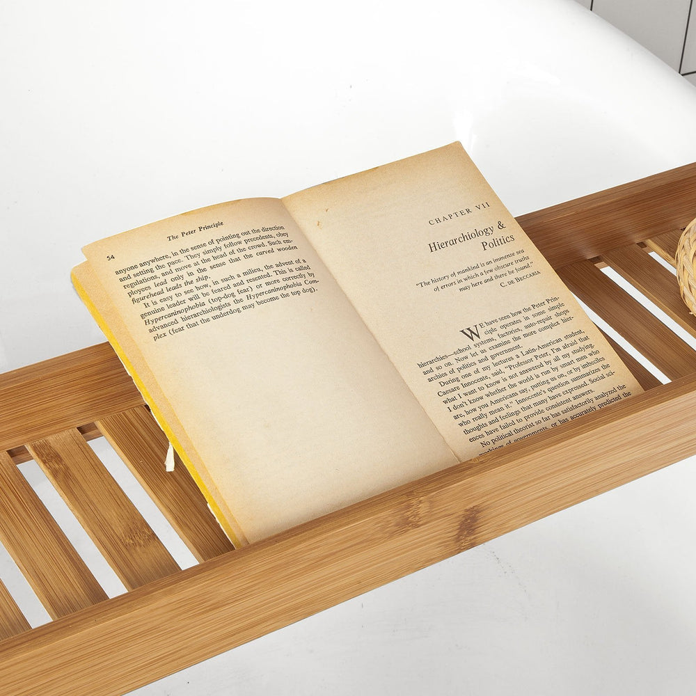 SoBuy FRG212-N 80cm Long - Planche de bain - Bambou