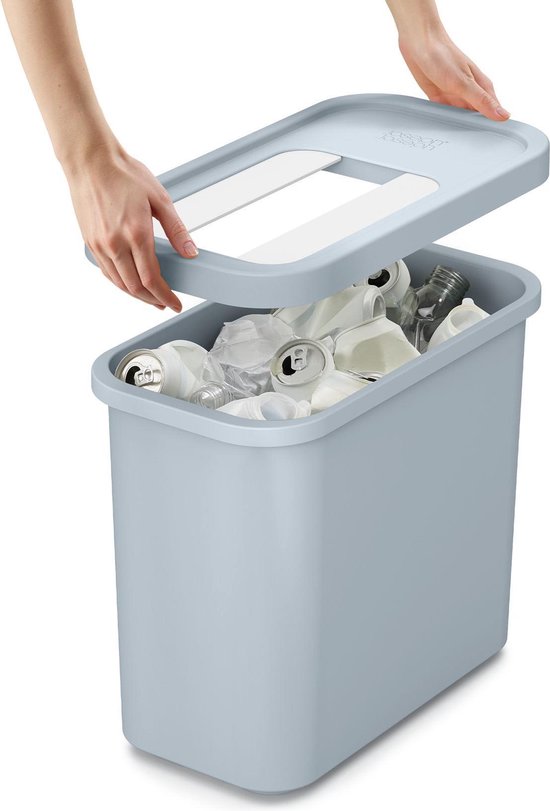 Joseph Joseph - GoRecycle - Poubelle de tri sélectif - Lot de 2 - 46 litres - Bleu