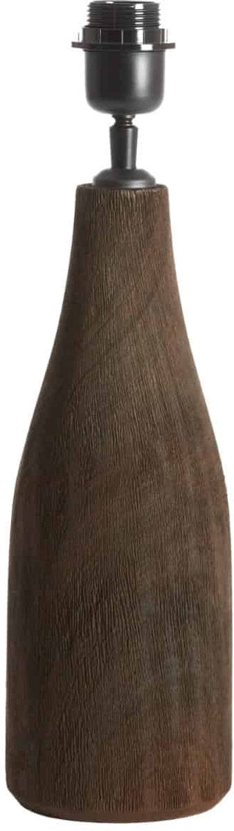 Light & Living Lampe à poser Trapino Ø13x32 cm - Marron - Design moderne et atmosphérique