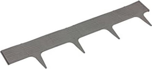 Treillis décoratif L390cm H18.6cm/5 pcs plastique/brun