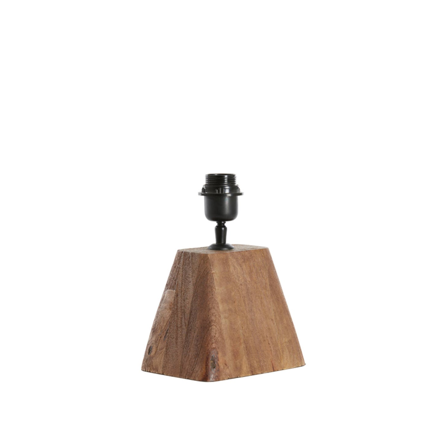 Pied de lampe Kardan - Bois - 18 x 13 x 15 cm - Marron