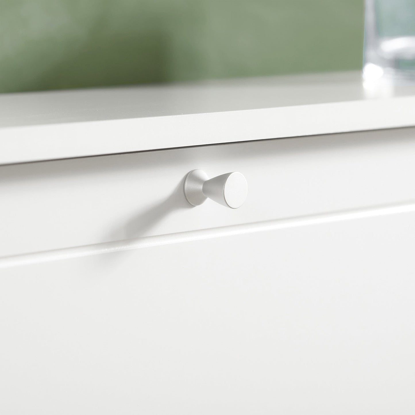 SoBuy Meuble à chaussures avec 2 tiroirs - MDF - 76 x 18 x 78 cm - Blanc